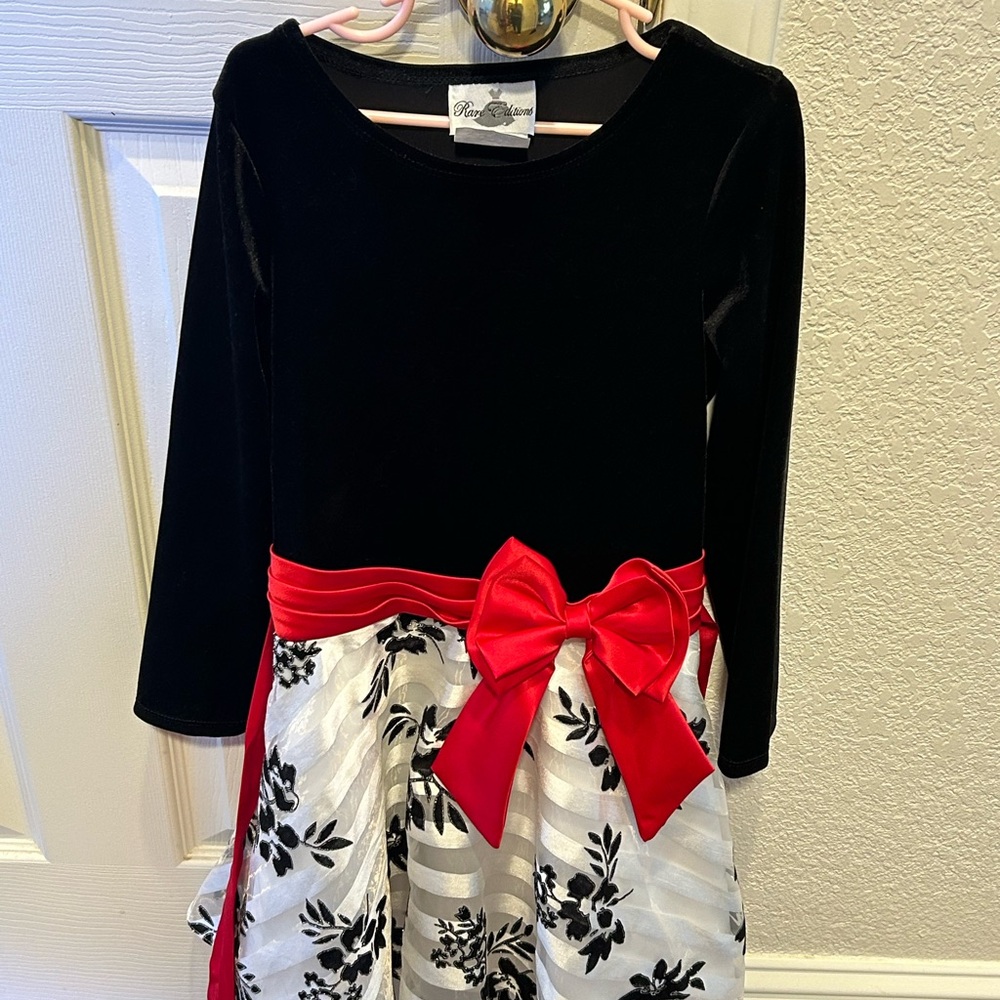 Rare Editions Girls Christmas Dress